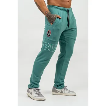 NEBBIA Volné tepláky s kapsami COMMITMENT zelená M