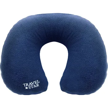 Cestovní polštářek Travelstar nafukovací cestovní polštář - modrý