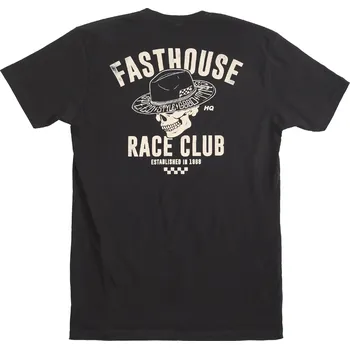 Fasthouse HQ Club Tee Black Velikost: L