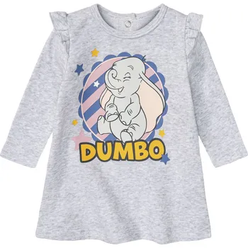 Dětská móda Dívčí mikinové šaty s BIO bavlnou (62/68, šedá)