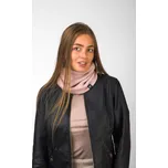 VFstyle Pletený nákrčník Elegant světle růžový