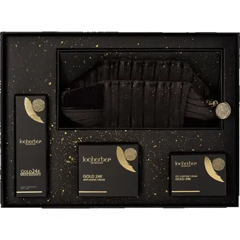 Locherber Skincare Dárková sada GOLDEN ROUTINE - Péče o pleť s 24karátovým zlatem, 1 ks - doprava zdarma