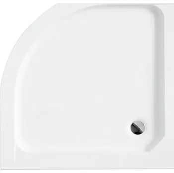 Sprchová vanička BESCO - Čtvrtkruhová sprchová vanička ALEX - Rozměr A - 80, Rozměr B - 80 OLBVANACALE80