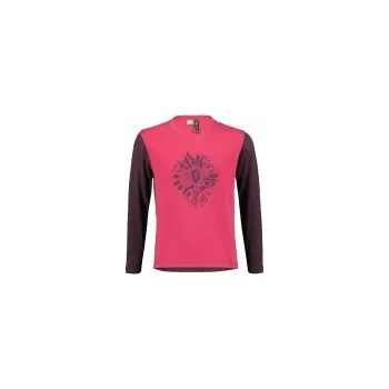 Chlapecké tričko Scott JR Trail 20 DRI LS carmine pink/dark purple dětské triko růžová/fialová M/140