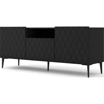 Televizní stolek BIM TV stolek DIUNA 145, černý mat