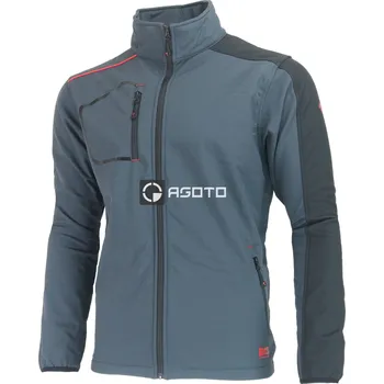 Pánská softshellová bunda Industrial Starter Kind šedá pánská pracovní softshell bunda L