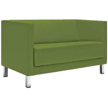 Sedací souprava VELA - 2H, křeslo, koženka SL 23 - koženka hráškově zelená