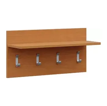 Věšák VN - 07 stěna věšáková 700x350 mm, 4-háček Laura, buk Royal