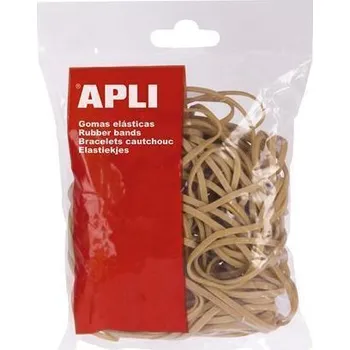 Gumičky, červená, 100 g, 100 x 5 mm, APLI