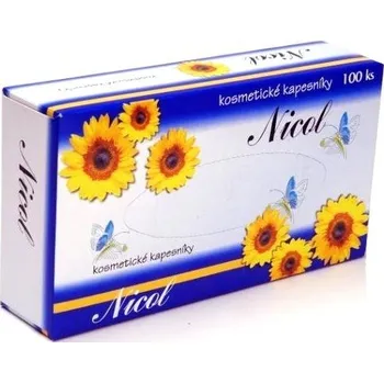 Papírový kapesník Nicol 2vrstvé papírové kapesníčky v krabici, 100 ks