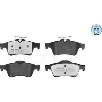 Brzdový systém Sada brzdových destiček, kotoučová brzda MEYLE 025 241 3716/PD