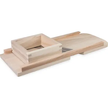 Kuchyňská škrabka Krouhač zelí 3 břity s rámem