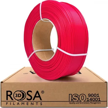 Filament ReFill ROSA3D / PLA Starter / RUBÍNOVĚ ČERVENÁ / 1,75 mm / 1 kg