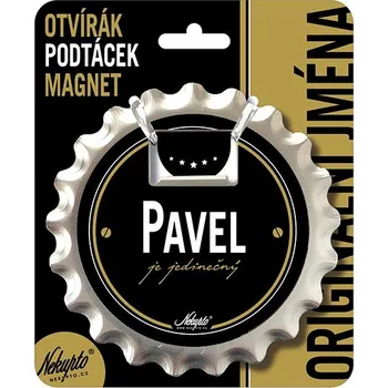 Otvírák Nekupto Otvírák na pivo, podtácek se jménem - Pavel