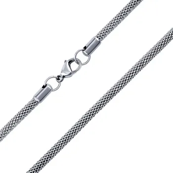 Řetízek Pletený řetízek z chirurgické oceli 4mm