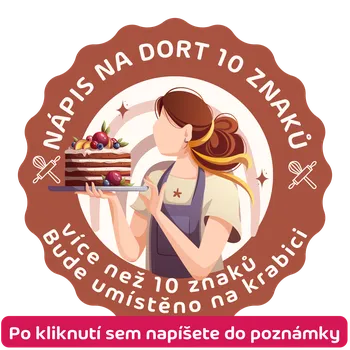 NÁPIS NA DORT (10 ZNAKŮ)