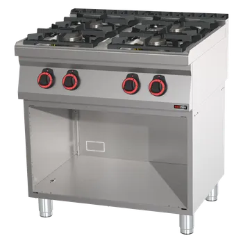 Sporák Sporák plynový 4x hořák s podestavbou | REDFOX - SP 70/80 G