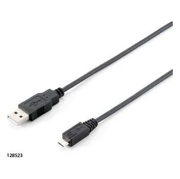 Datový kabel USB kabel 2.0, USB-A/USB MicroB, 1,8m, EQUIP 128523