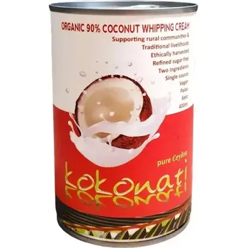 Rostlinné mléko Ceylon Kokonati Kokosová šlehačka bio 400 ml