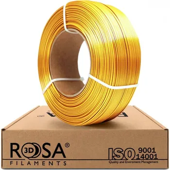 3D tisk ReFill ROSA3D / PLA SILK / ZLATÁ / 1,75 mm / 1 kg