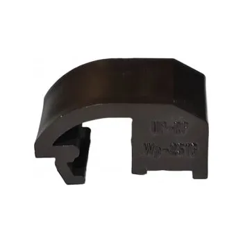 Příslušenství k oknu DAB Trade Nájezdový klips pro okna SALAMANDER, RAL 8019 tmavě hnědý