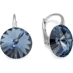 Náušnice se Swarovski Elements Sweet Candy tmavě modré K112212DB