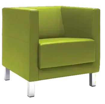 Sedací souprava VELA - 1H, křeslo, látka VX EV 20 - látka zelená