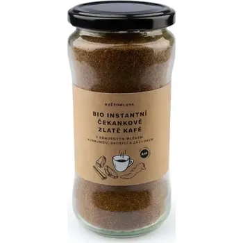 Instantní nápoj Květomluva Bio instantní čekankové zlaté kafé s kurkumou 115 g