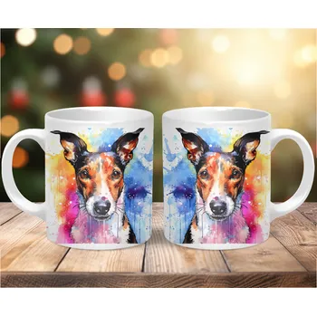 Hrnek 330ml, FOXTERIÉR, vzor 1, cena za 1 ks