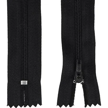 Zip Spirálový zip šíře 3 mm délka 55 cm pinlock černý (Nedělitelný)
