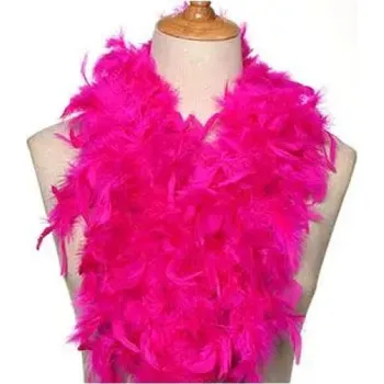Boa z krůtího peří, tmavě růžové