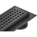 MEXEN/S - Flat M08 odtokový žlab 90 cm černý 1725090-15