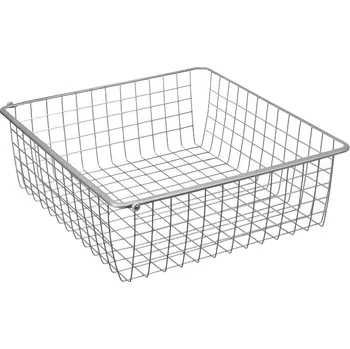 Nábytkové kování StrongWire Koš drátěný roller 436x494x175mm bílá (StrongWire Koš drátěný roller 436x494x175mm bílá)