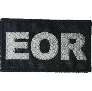 Nášivka Nášivka EOR, černý podklad, ARMED PATCHES