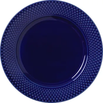 Talíř Lyngby, Snídaňový talíř Rhombe 23 cm tmavomodrý - Formadore