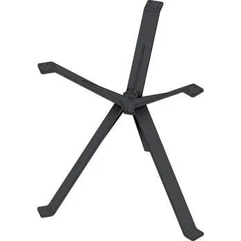 Nábytkové kování MILADESIGN EX 72080-3 centrální stolová noha tři ramena černá (MILADESIGN EX 72080-3 centrální stolová noha tři ramena černá)