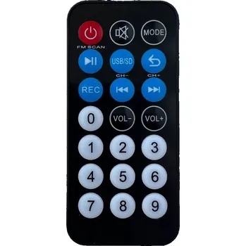 QTX QR12PA, QR15PA - kompatibilní značkový dálkový ovladač General