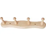 TalosCraft Dřevěný věšák, přírodní, lakovaný