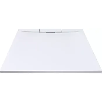 Sprchová vanička LaVilla sprchová vanička COMO čtverec 900 x 900 x 30 bílá hranatý kryt sifonu bez nožiček LA40HK090090