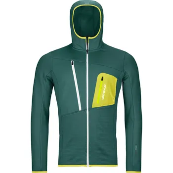 Ortovox Fleece Grid Hoody M S tyrkysová - 10 % pro přihlášené BFEXTRA10