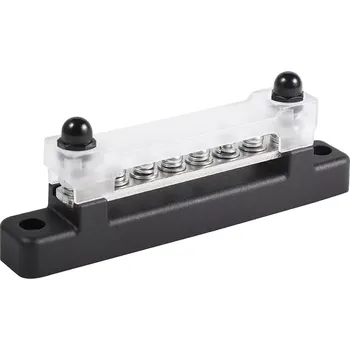 Propojovací termínál 2xM6 6xM4 do 150A 48V/DC a 300V/AC