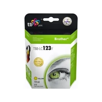 Tiskárna Ink.kazeta kompatibilni s Brother LC123Y 100% new