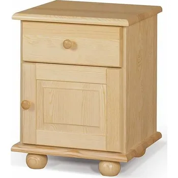 Noční stolek Borovicový noční stolek Olivier, 42 x 55 x 40 cm