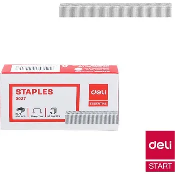 Kancelářské spojovače Deli 24/8 E0027