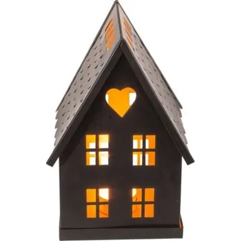 Svícen Domeček na čajové svíčky 20 cm