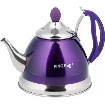 Varná konvice KINGhoff Čajník nerez 1l KH-3762 fialový