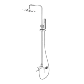 Vodovodní baterie INVENA - Sprchový sloup GLAMOUR TREND s baterií, chrom AU-05-B01-V