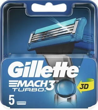 Gillette Mach3 Turbo 3D náhradní hlavice
