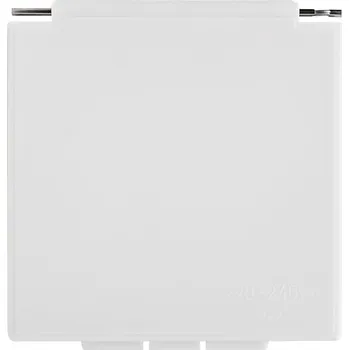 Elektrická zásuvka Kryt elektrické zásuvky, HABA Barva: Bílá