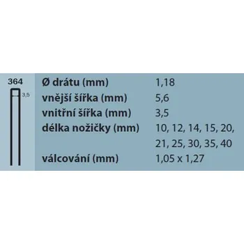 Nábytkové kování Spona 364/30mm typ 90 zinek, 4800 ks (Spona 364/30mm typ 90 zinek, 4800 ks)